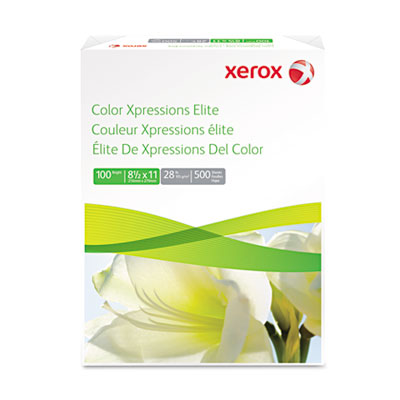 3r11760 Digital Color Xpressions Elite Paper 28 Lb. 8-1/2 X 11 Blue/white 500 Sheets