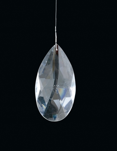 Prosperity Gua Biedermann & Sons D13325 Faceted Teardrop Crystal Ornament
