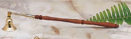 Biedermann Amp; Sons M2304 Brass and Wood Candle Snuffer by Biedermann & Sons
