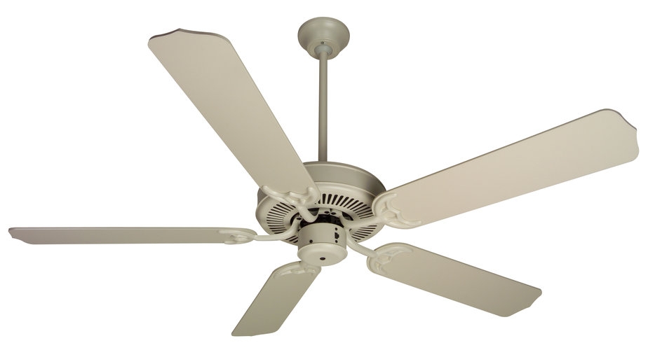 Craftmade CD52AW 52 Inch Contractors Design Ceiling Fan - Antique White- Blades Sold Separately- Blades are Not Included
