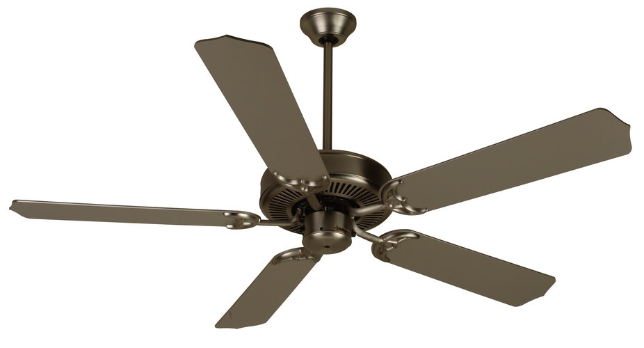 Craftmade CD52BN 52 Inch Contractors Design Ceiling Fan - Brushed Nickel- Blades Sold Separately- Blades are Not Included