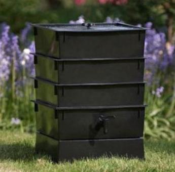 Natures Footprint Factory 3-Tray Black Natures Footprint Factory 3-Tray Black