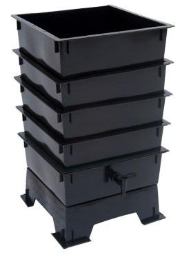 Natures Footprint Factory 4-Tray Black Natures Footprint Factory 4-Tray Black