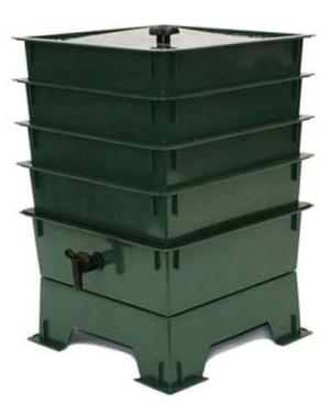 Natures Footprint Factory 4-Tray Dark Green Natures Footprint Factory 4-Tray Dark Green