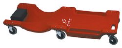Sunex Tools 8511 40 Inch 6 Caster Ergonomic Plastic Creeper Sunex Tools 8511 40 Inch 6 Caster Ergonomic Plastic Creeper
