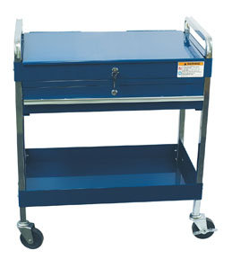 Sunex Tools 8013ABL Blue Service Cart with Lid and Locking Drawer Sunex Tools 8013ABL Blue Service Cart with Lid and Locking Drawer