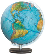 Hema Maps 483458 Lech Am Arlberg Columbus 14 Inch Panorama Illuminated Desk Globe