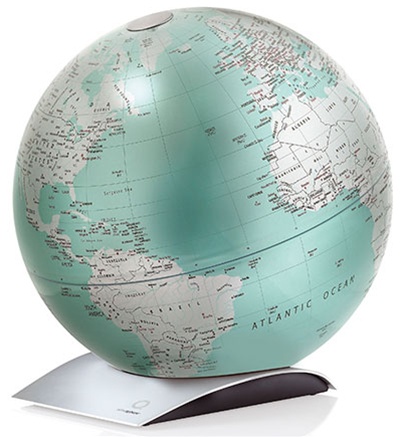 Hema Maps ATGCAPQMO Atmosphere Capital Q Mint Ocean Tabletop Globe