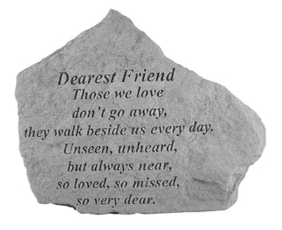 Kay Berry- Inc. 15620 Dearest Friend Those We Love - Memorial - 6.875 Inches X 5.5 Inches