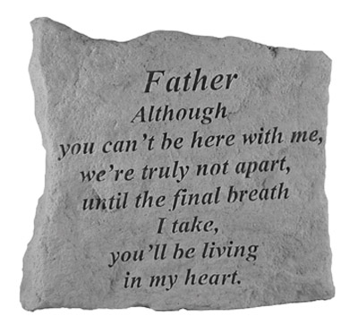 Kay Berry- Inc. 15820 Father Although You Can-t Be Here - Memorial - 5.25 Inches X 5.25 Inches