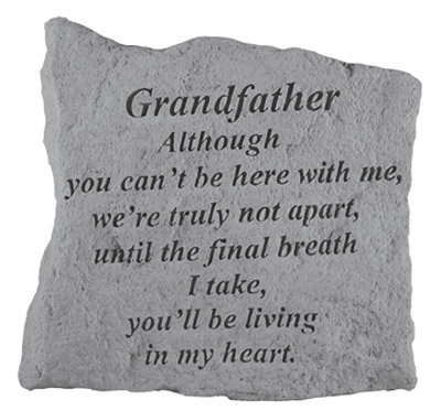 Kay Berry- Inc. 16020 Grandfather Although You Can-t Be Here - Memorial - 5.25 Inches X 5.25 Inches