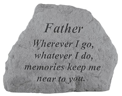 Kay Berry- Inc. 16520 Father Wherever I Go-whatever I Do - Memorial - 6.5 Inches X 4.75 Inches