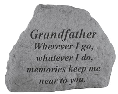 Kay Berry- Inc. 16720 Grandfather Wherever I Go-whatever I Do - Memorial - 6.5 Inches X 4.75 Inches