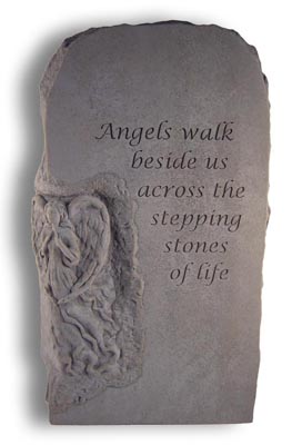 Kay Berry- Inc. 27120 Angels Walk Beside Us - Memorial - 23 Inches X 13.5 Inches X 5 Inches