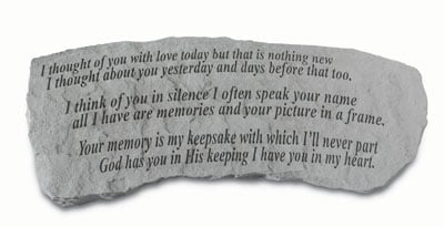 Kay Berry- Inc. 35620 I Thought Of You With Love - Memorial Bench - 29 Inches X 12 Inches X 14.5 Inches