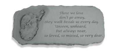 Kay Berry- Inc. 37220 Those We Love - Angel Memorial Bench - 29 Inches X 12 Inches X 15 Inches