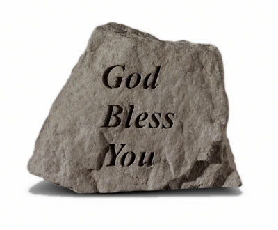 Kay Berry- Inc. 40220 God Bless You - Memorial - 3.5 Inches X 3 Inches X 1 Inch