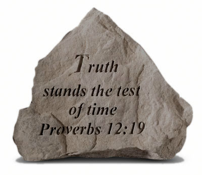 Kay Berry- Inc. 41220 Truth Stands The Test Of Time - Memorial - 6 Inches X 2 Inches