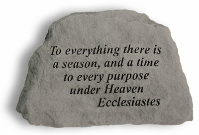 Kay Berry- Inc. 41420 To Everything There Is A Season - Memorial 6.5 Inches X 4.5 Inches X 1.5 Inches