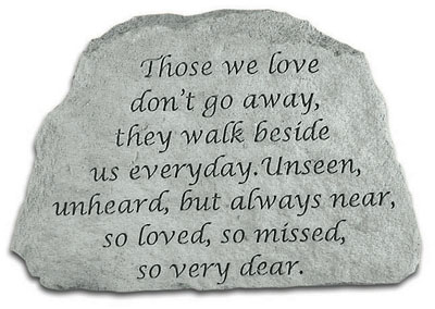 Kay Berry- Inc. 46720 Those We Love Don-t Go Away - Memorial - 6.5 Inches X 4.5 Inches X 1.5 Inches