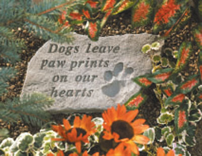 Kay Berry- Inc. 60220 Dogs Leave Paw Prints On Our Hearts - Memorial - 14.5 Inches X 9.5 Inches