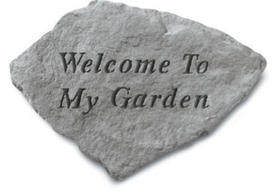 Kay Berry- Inc. 60320 Welcome To My Garden - Garden Accent - 11 Inches X 7.5 Inches