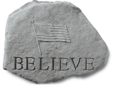 Kay Berry- Inc. 60920 Believe - Flag Garden Accent - 15.5 Inches X 11.5 Inches