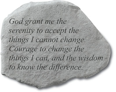 Kay Berry- Inc. 61120 God Grant Me The Serenity - Memorial - 15.5 Inches X 11.5 Inches