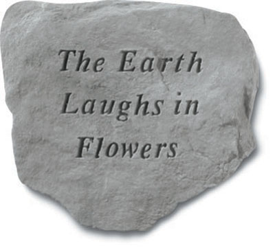 Kay Berry- Inc. 61220 The Earth Laughs In Flowers - Garden Accent - 11 Inches X 10 Inches