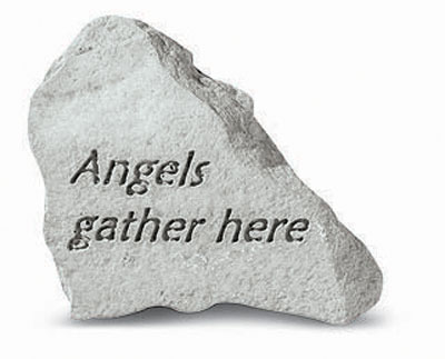 Kay Berry- Inc. 74620 Angels Gather Here - Memorial - 3.25 Inches X 3.5 Inches