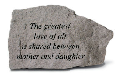 Kay Berry- Inc. 76020 The Greatest Love Of All Is Shared - Garden Accent - 5.5 Inches X 3.25 Inches