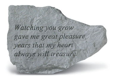 Kay Berry- Inc. 76120 Watching You Grow Gave Me Great Pleasure - Garden Accent - 5.5 Inches X 3.75 Inches