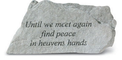 Kay Berry- Inc. 76520 Until We Meet Again - Memorial - 6.25 Inches X 3 Inches