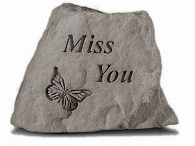 Kay Berry- Inc. 78620 Miss You - Butterfly Memorial - 3.5 Inches X 3 Inches