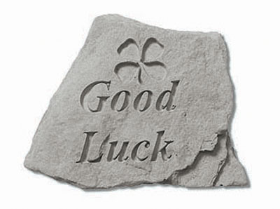 Kay Berry- Inc. 78820 Good Luck - 4 Leaf Clover Garden Accent - 3.5 Inches X 3 Inches