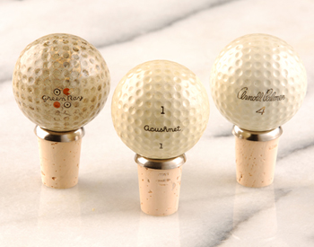 KnobStoppers Golf Ball Wine Stopper