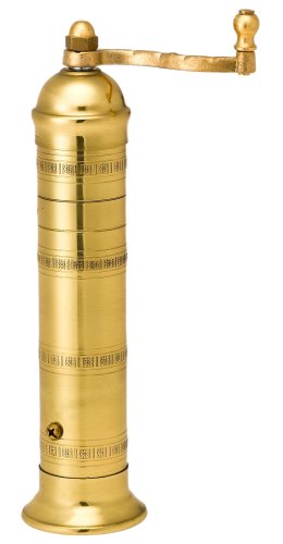 Pepper Mill Imports 104 Atlas 9 Inch Brass Pepper Mill