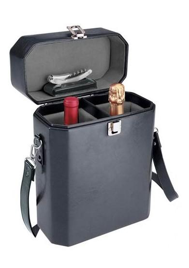Picnic Time 662-95-175 Adagio 2 Bottle Wine Tote - Black
