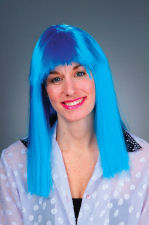 Peter Alan
5047BL Deluxe Neon Blue Cleo Wig With Bangs