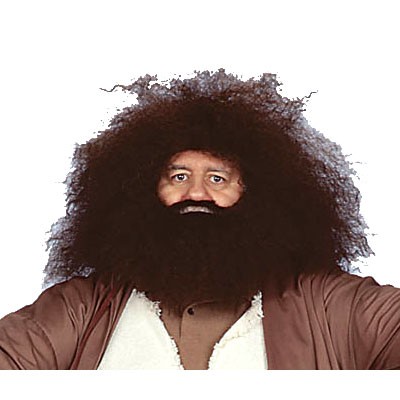 Peter Alan 5155B Hermit Wig And Beard Costume Accessory Set - Black