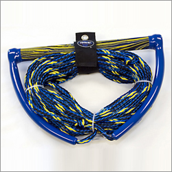 Rave Sports 02337 70 3-Section Wakeboard-Kneeboard Rope with EVA Swirl Grip - Elite