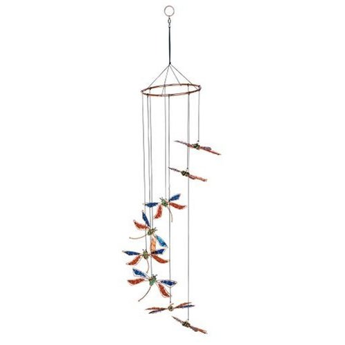 Red Carpet Studios 11072 Spiral Tunes Mosaic Mobile Dragonfly