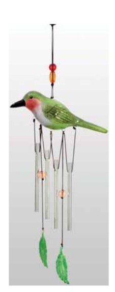 Red Carpet Studios 11901 Birdsong Mini Hummingbird Chime