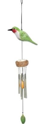 Red Carpet Studios - 11921 - Birdsong Chime - Medium Hummingbird - Set of 3