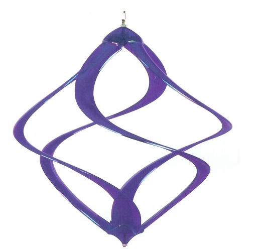 Large purple wind spinner