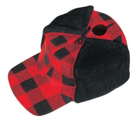 Red Carpet Studios 40996 Red Plaid Hunter Cap Hat Bird House