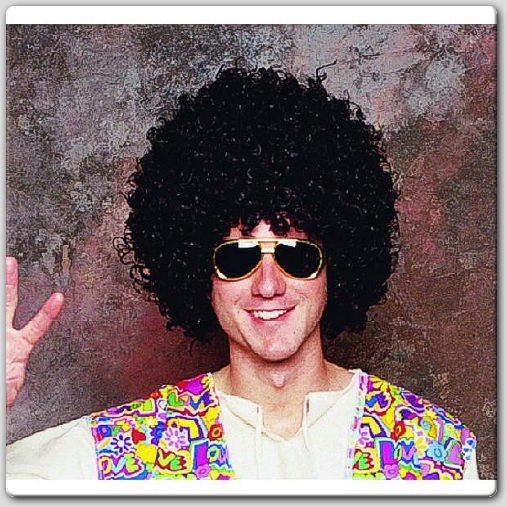RG Costumes 60032 Afro Wig - Black - Size Adult