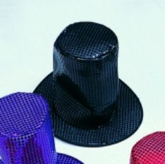 UPC 054225651486 product image for 65148-S Sequin Top Hat - Silver | upcitemdb.com