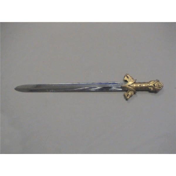 65213 Gold Handle Knight Sword Costume