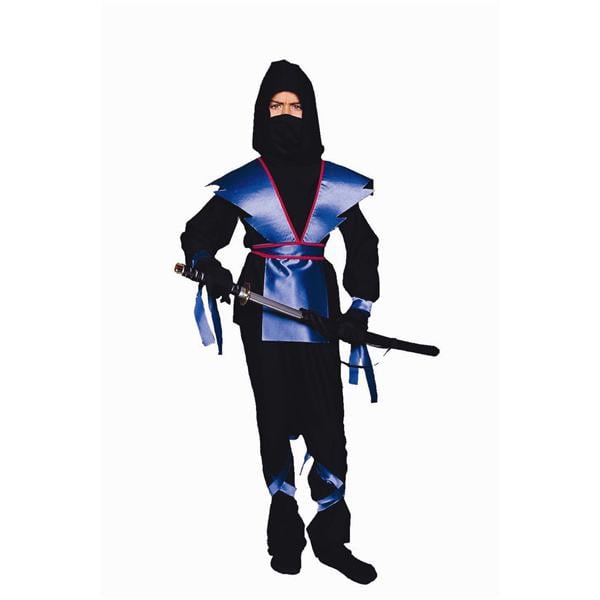 90139-bl-l Ninja Master - Blue Costume - Size Child-large